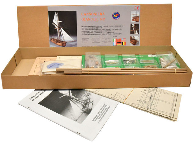 Mantua Model Holandský vojnový čln No2 1:43 kit