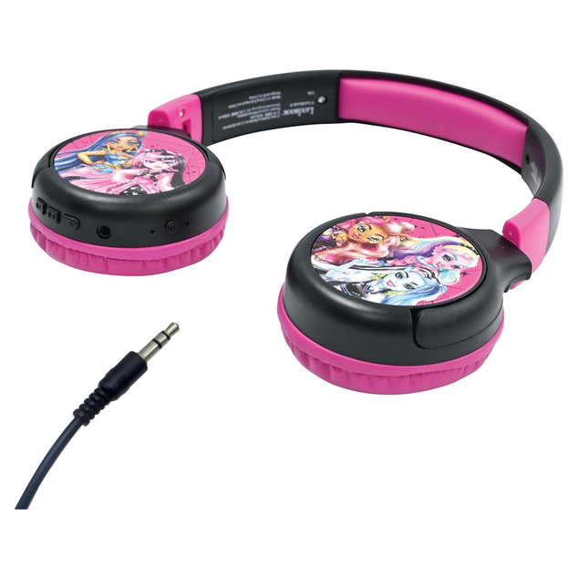 Lexibook Skladacie bezdrôtové slúchadlá Monster High