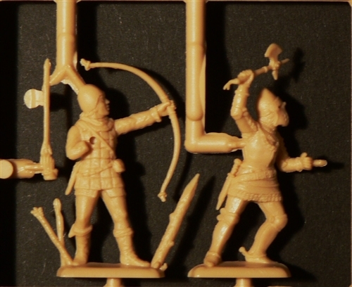Model Kit figurky 6027 - ENGLISH KNIGHTS AND ARCHERS (100 YEARS WAR) (1:72)