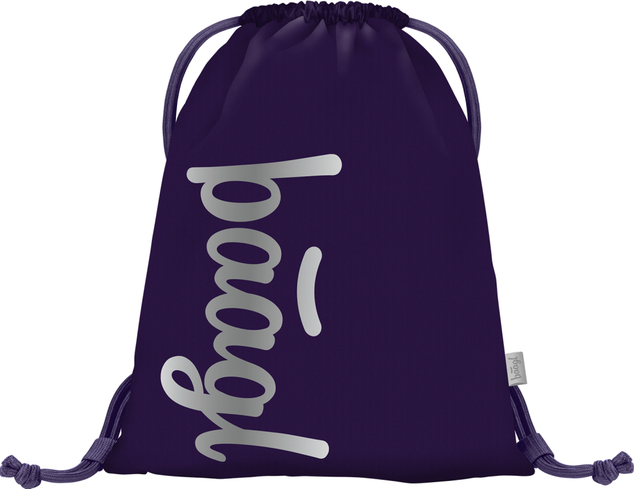 BAAGL SET 3 Coolmate Plum: ruksak, pernica, vrećica