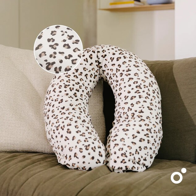 Buddy multifunkčný dojčiaci vankúš, LEOPARD CREAM
