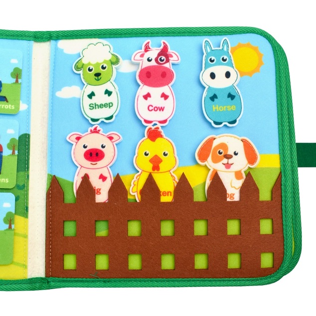 2Kids Toys Libro sensoriale busy Fattoria