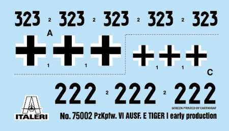 Modellbausatz Panzer 75002 - Pz. Kpfw. VI Tiger I Ausf. E (1:56)