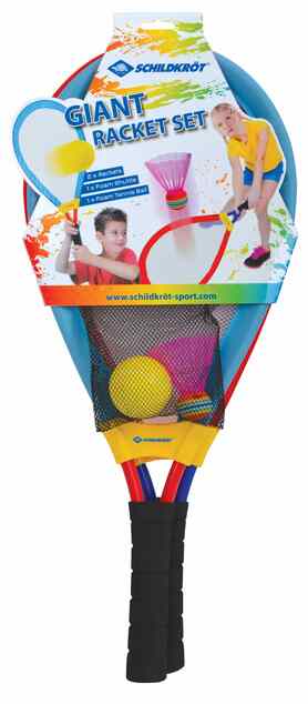 Schildkröt – set di grandi racchette con palla per tennis e badminton