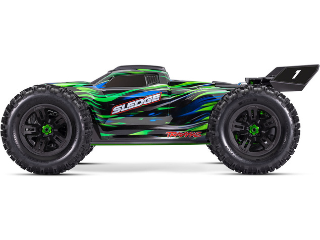 Traxxas Sledge 1:8 RTR červený s belted pneu
