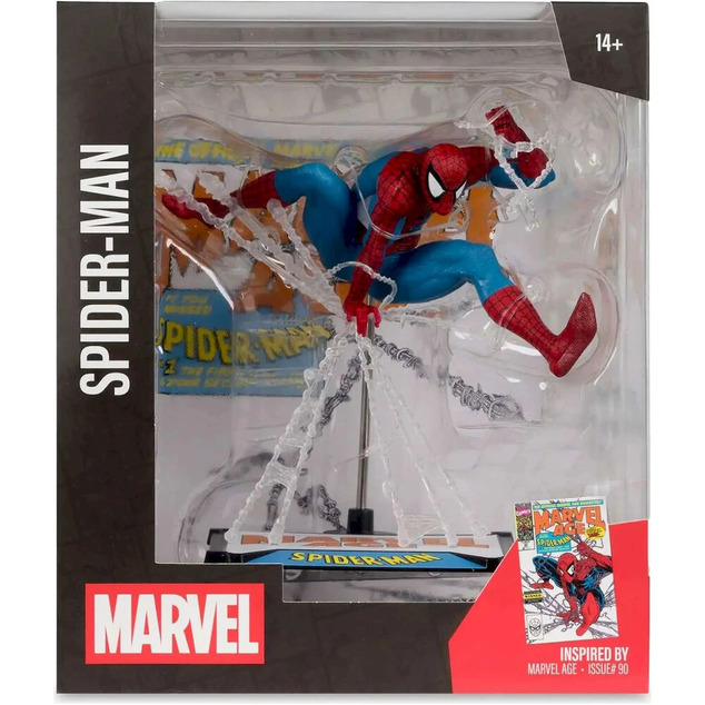 Marvel figura Spider-Man (Marvel Age #90) 1:10 - Statua Posed McFarlane Toys - 18cm