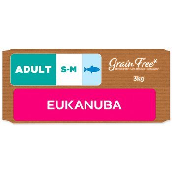 Krmivo EUKANUBA Grain Free Adult Small &amp; Medium rich in ocean fish 3 kg