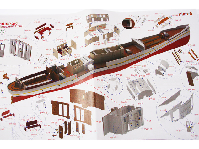 Modell-Tec D/S Skibladner 1:60 Bausatz