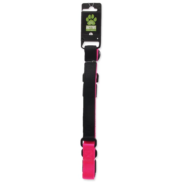 Vodítko Active Dog Bungee Neoprene L ružové 2,5x120cm