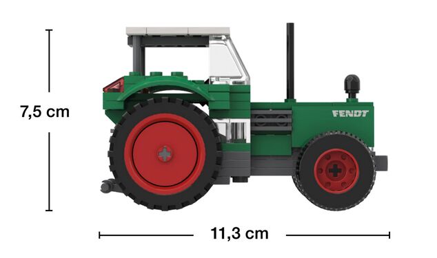 BRIXIES Plus 222.700 Fendt Farmer 105 Classic Classic Collection - historický traktor, 1:3