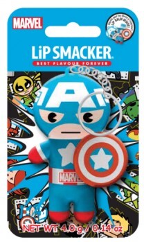 Lip Smacker balzam na pery/kľúčenka 4g Kapitán Amerika s príchuťou čučoriedky