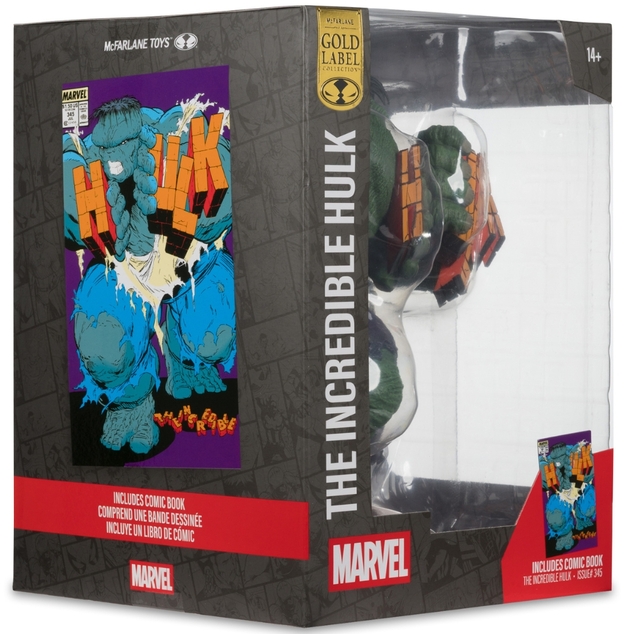 Sakupljačka figura Marvel The Incredible Hulk u mjerilu 1:6 (Gold Label) od McFarlane Toys