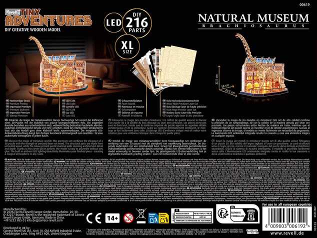 Tiny Adventures REVELL 00619 - Naturmuseum "Brachiosaurus"