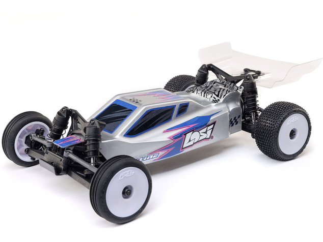Losi Micro-B 1:24 RTR strieborná