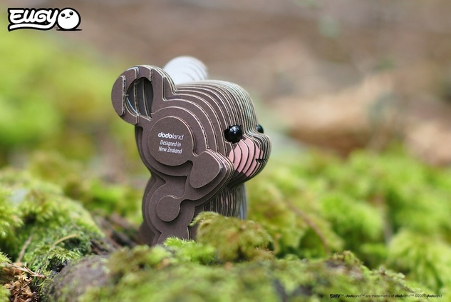 EUGY Orso grizzly 3D puzzle di cartone