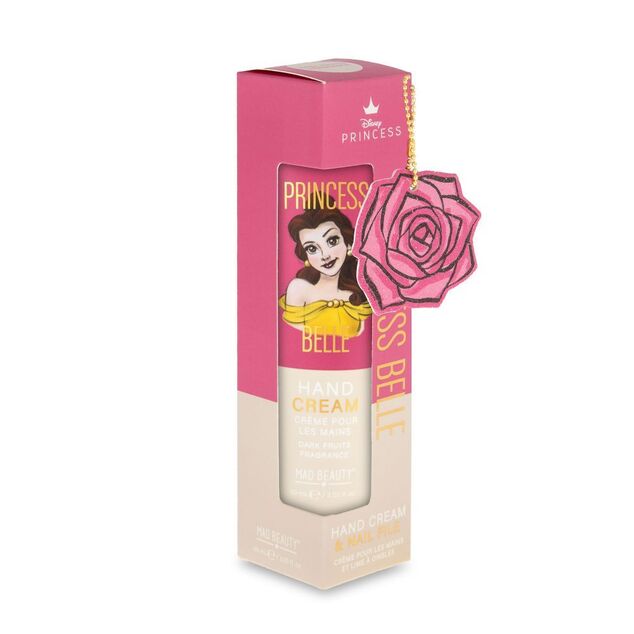 Mad Beauty Belle rózsa alakú körömreszelővel ellátott kézápoló készlet 60ml Pure Princess