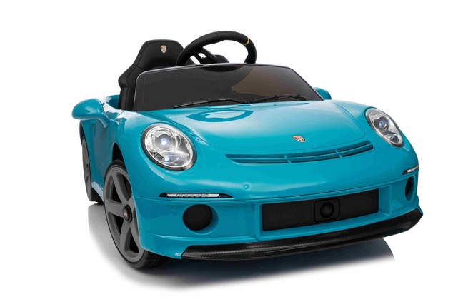 Elektrické autíčko RUF GT 12V, modré, Otváracie dvere, 2.4 GHz diaľkové ovládanie, LED sve