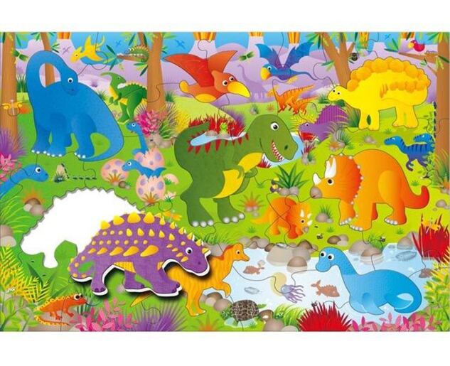 Galt Veľké podlahové puzzle – dinosaury
