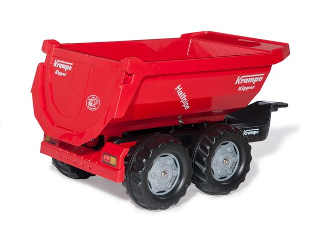 Rollytoys Vlečka za traktor Halfpipe Krampe červená