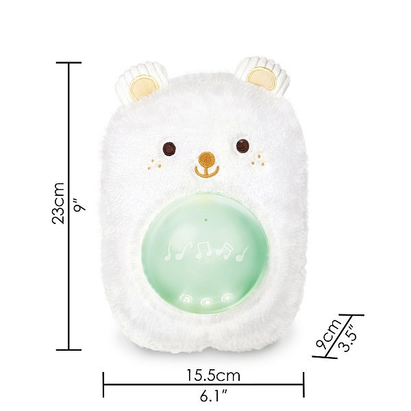 Hape Play sacco a pelo in peluche Orsetto Bobo