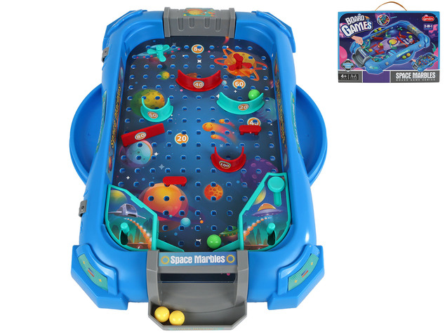 Pinball vesolje namizna igra 33,5x24,5x6cm 2v1
