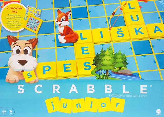 Mattel Hra Scrabble Junior Original CZ