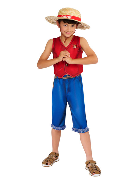 ONE PIECE LUFFY detský kostým veľkosť (122-128cm)