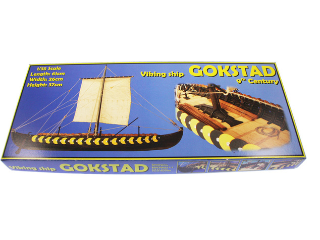 Dušok Vikingská loď Gokstad 1:35 kit