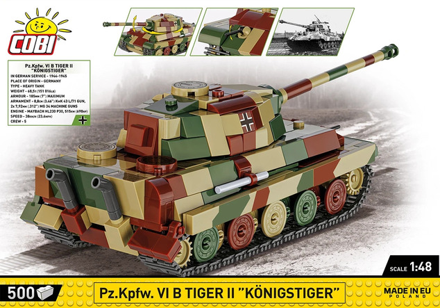 Cobi II WW Pz.Kpfw. VI B Tiger II Königstiger