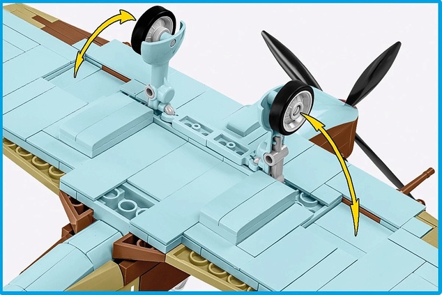 Cobi II WW Supermarine Spitfire Mk. IXe, 1:32, 352 k, 1 f