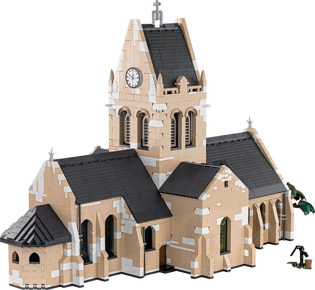 Cobi II WW Kostel Sainte-Mere-Eglise D-DAY, 2280 k, 1 f