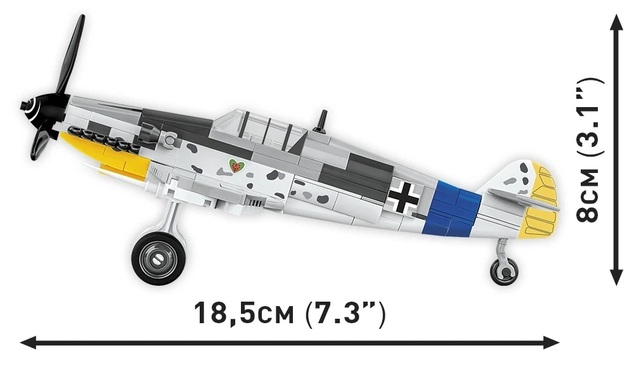 Cobi II WW Messerschmitt BF 109 G, 1:48, 125 k