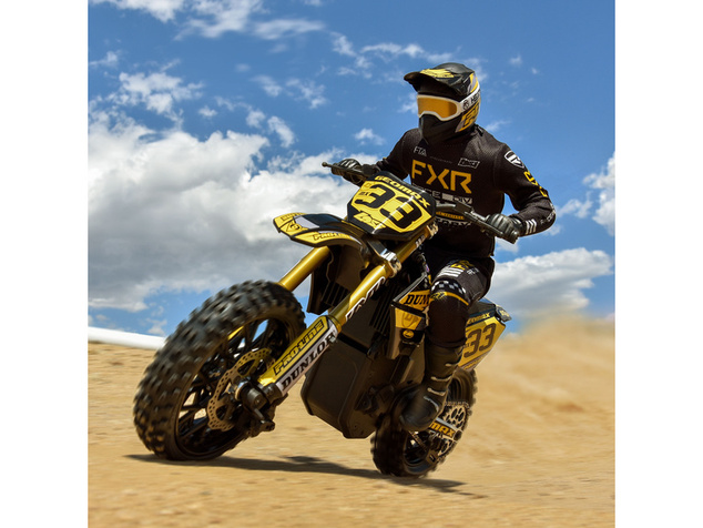 Pro-Line koleso s pneumatík Dunlop Geomax MX33 V2 Bead CR4 zadný, disk čierny: PM-MX