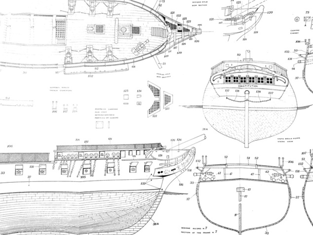 Mantua Model USS Constitution 1:98 kit