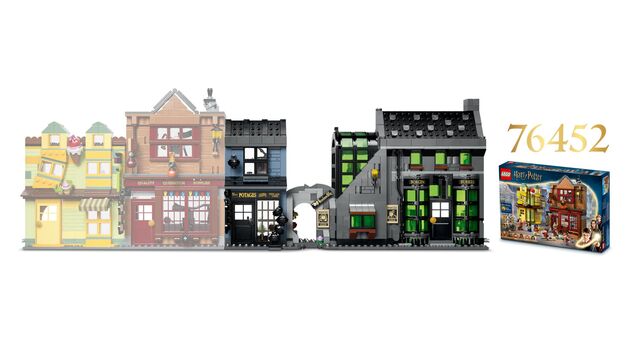 LEGO® Harry Potter™ 76471 Čarodejnícke obchody v Zašitej uličke