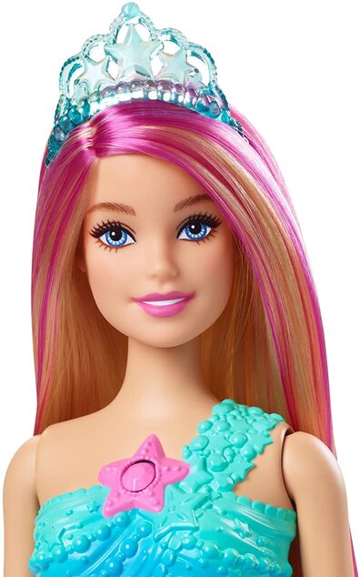 Mattel Barbie Blikajúca morská panna blondínka HDJ36