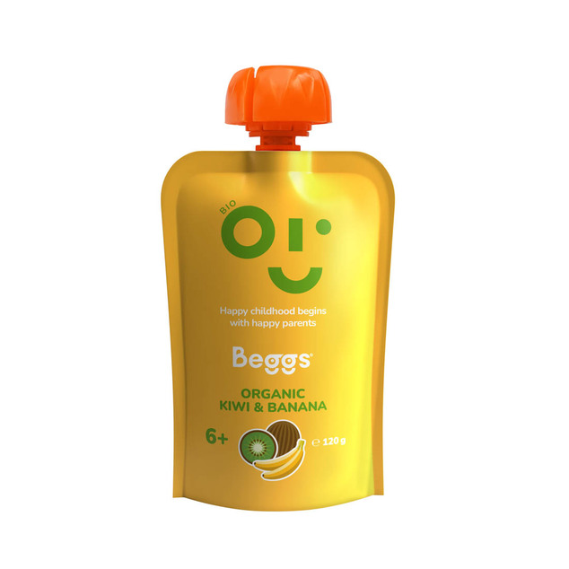 Beggs BIO Kiwi a banán (120 g)