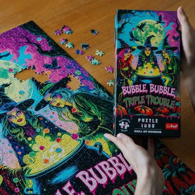Trefl Puzzle Premium Plus Quality 1000 Hall of Horror: Čarodejnice