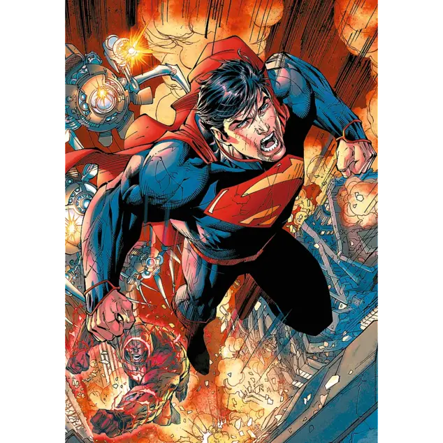 Trefl Puzzle 1000 Superman v akcii