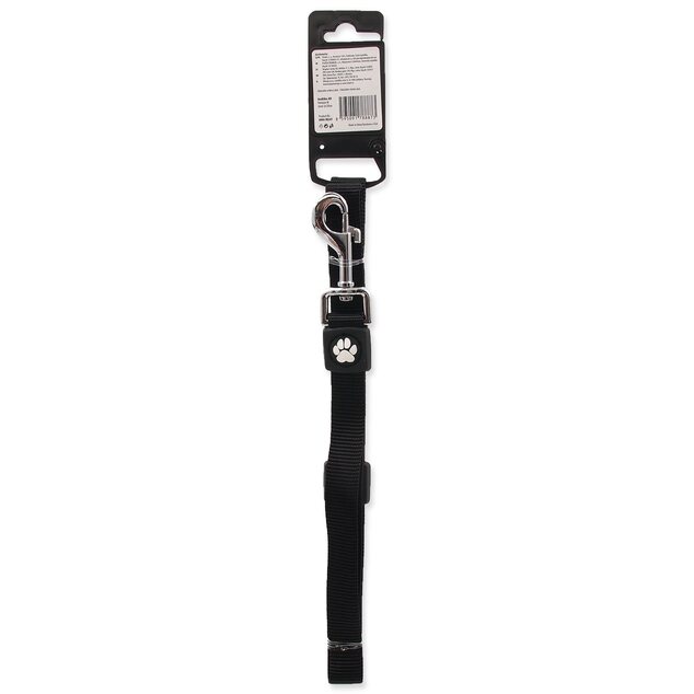 Vodítko Active Dog Premium M čierne 2x120cm