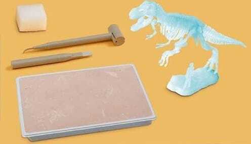 Scavi per bambini - T-Rex che si illumina al buio