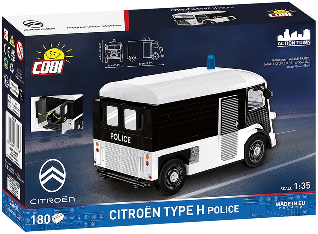 Cobi 24630 Citroën Type H (1947-1981) Policie, 1:35