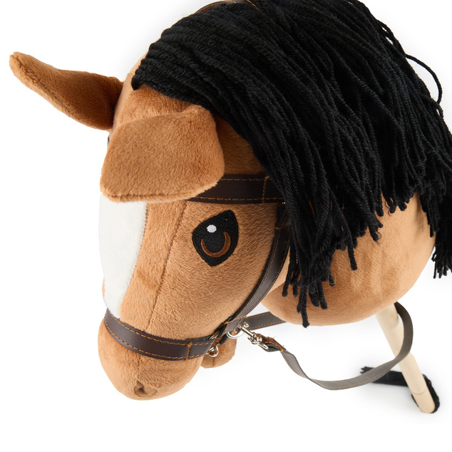 Bieco - Hobby Horsing na tyči - koník hnedý, veľ. S