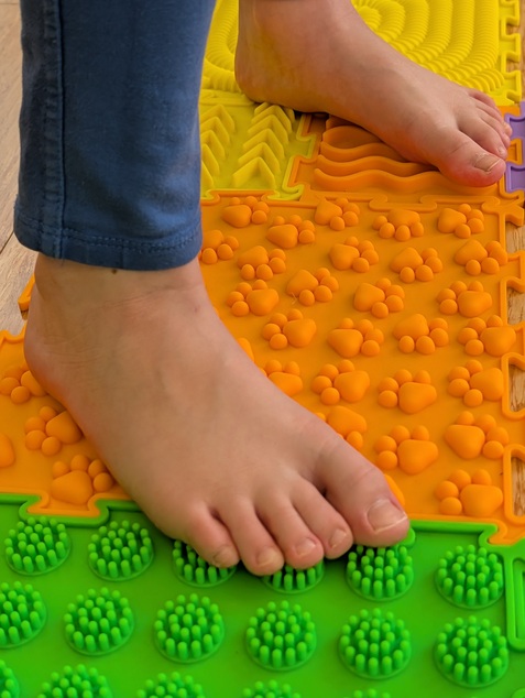 Ortopedici - tappetini sensoriali 15 pz