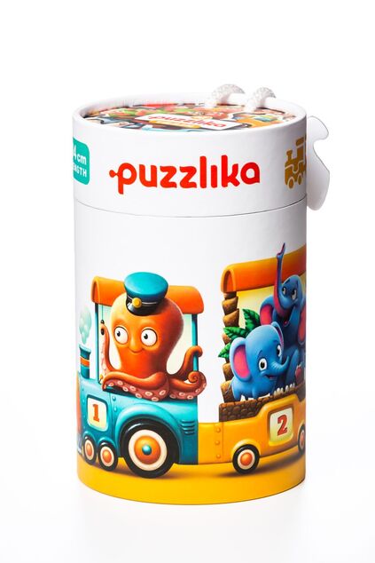 Puzzlika 13050 Vonat 94 cm - oktató puzzle 20 darabos