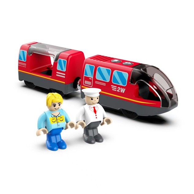 2Kids Toys Tren urban electric roșu