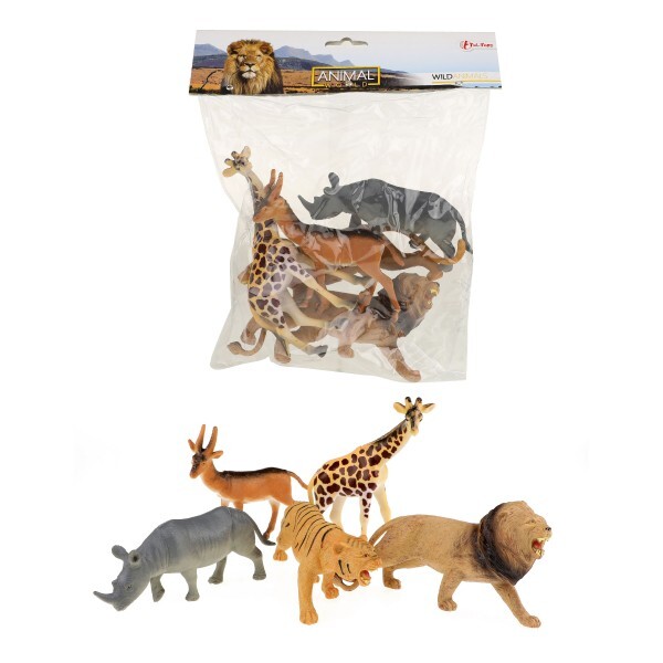 Zvieratá safari plast 11-15cm 5ks