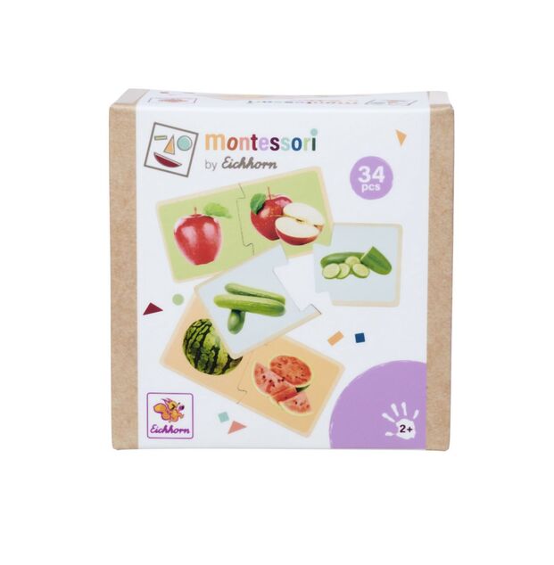 Montessori Puzzle ovocie a zelenina