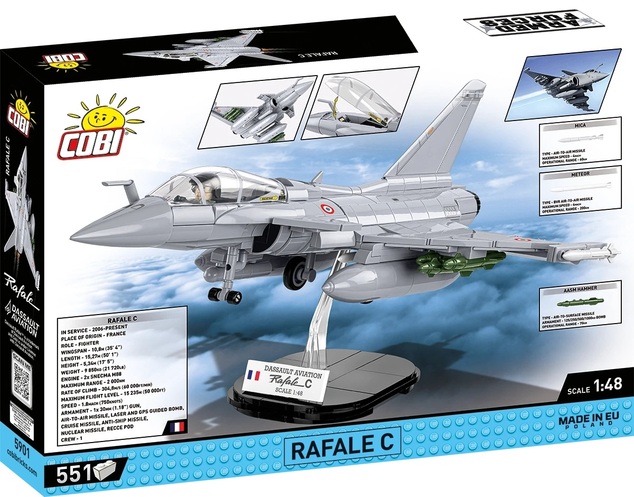 Cobi Armed Forces Dessault Rafale C, 1:48, 538 k
