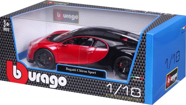 Bburago 1:18 Plus Bugatti Chiron Sport PLUS red